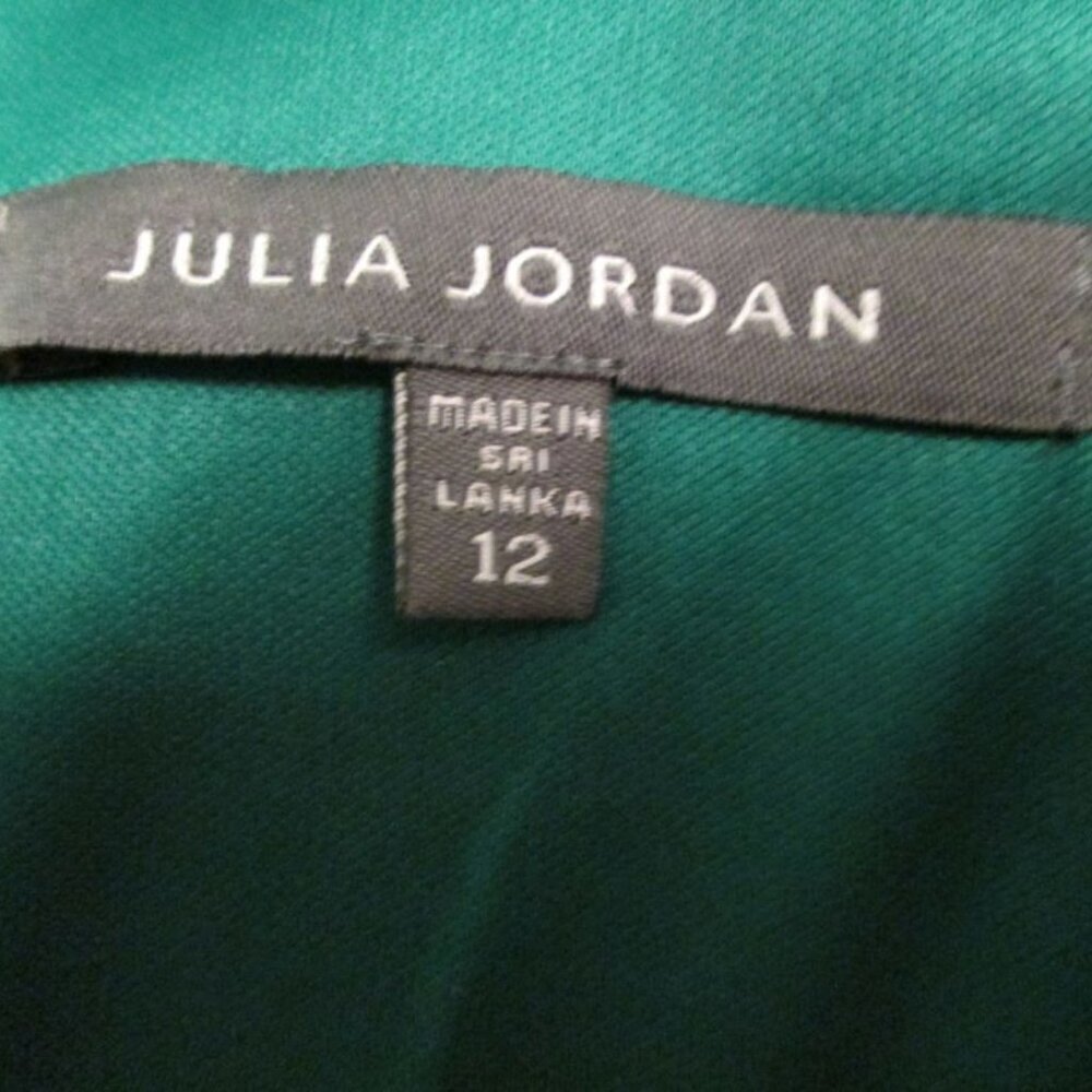 JULIA JORDAN Stunning Sleeveless Twist Front Mini Dress-Emerald-Various-NWT - Picture 7 of 15